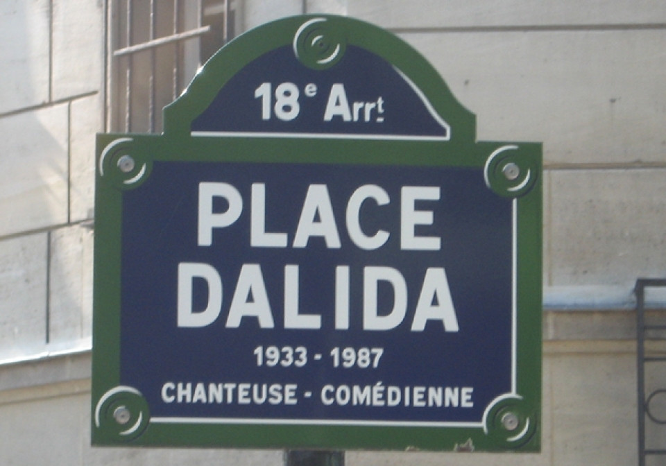 Place Dalida a Montmartre Parigi