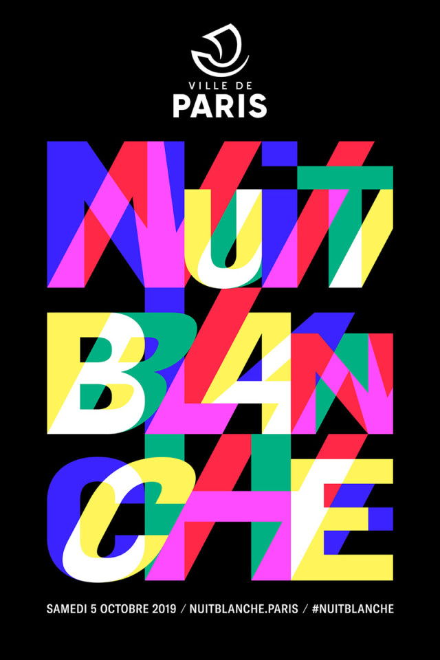 locandina ufficiale Nuit Blanche 2018 Parigi