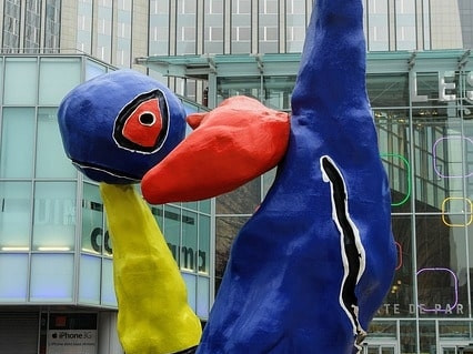 Deux personnages fantastiques di Joan Mirò - © photo via pixabay.com