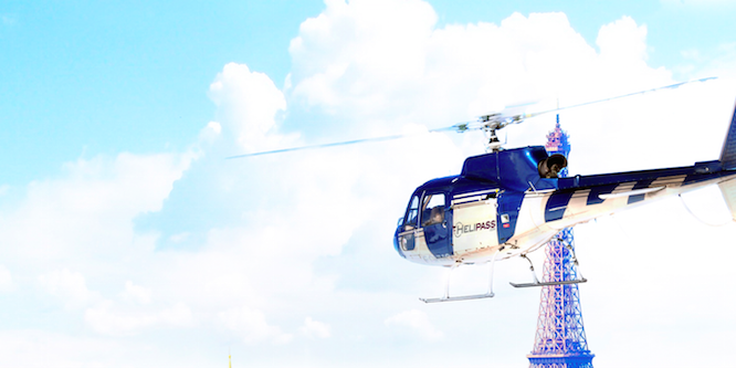 Sorvolare Parigi in elicottero