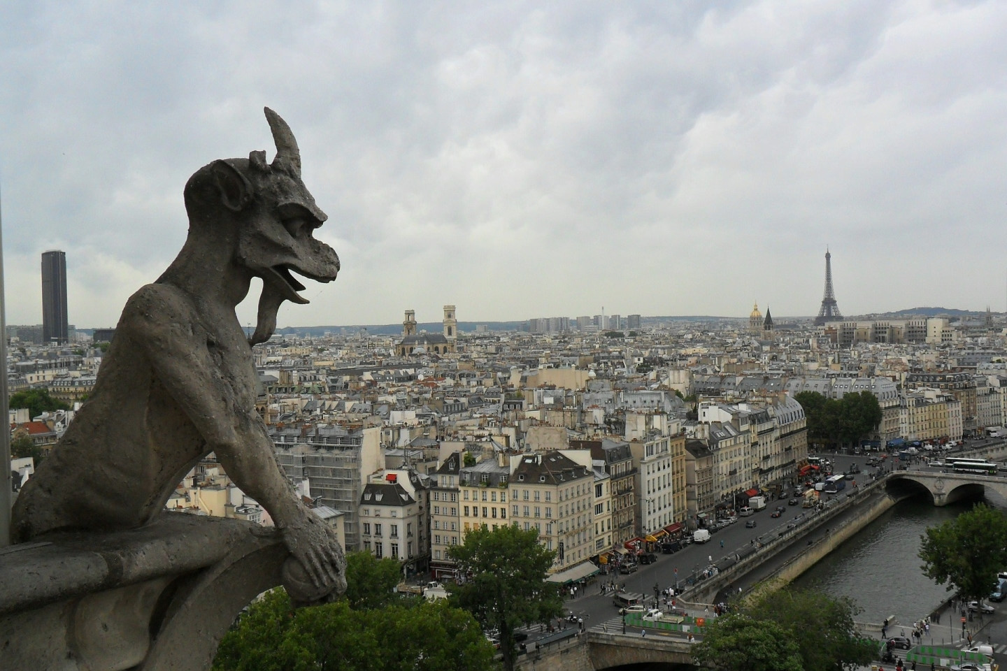 Vista di Parigi dalle Torri di Notre Dame © photo via pixabay.com