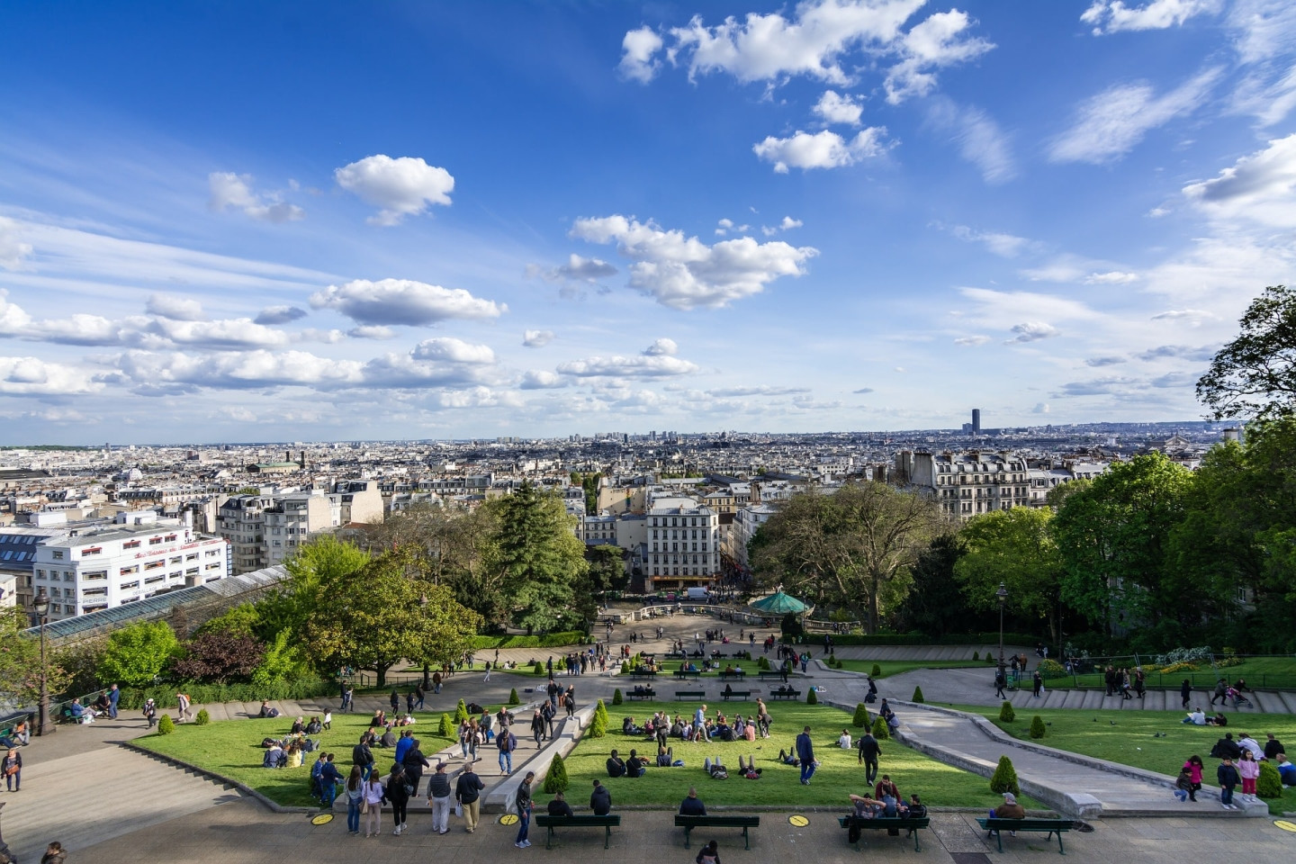 Vista di Parigi dalla Basilica del Sacro Cuore © photo via pixabay.com