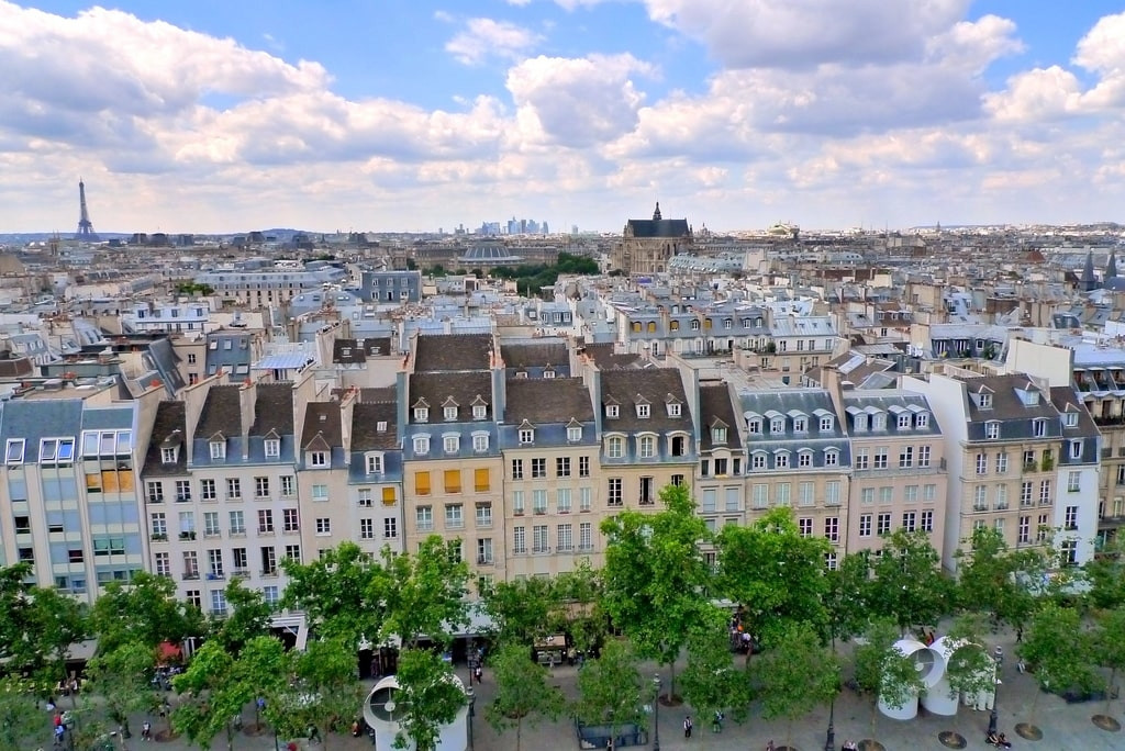 Vista di Parigi dalla terrazza del Centre Pompidou © Zoetnet photo via flickr.com https://www.flickr.com/photos/zoetnet/4851695824