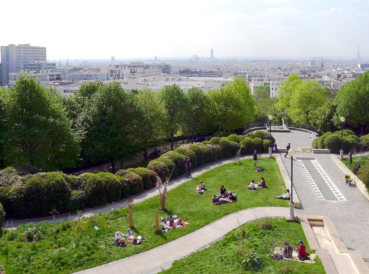 Panorama dal Parc de Belleville © photo via wikipedia.org
