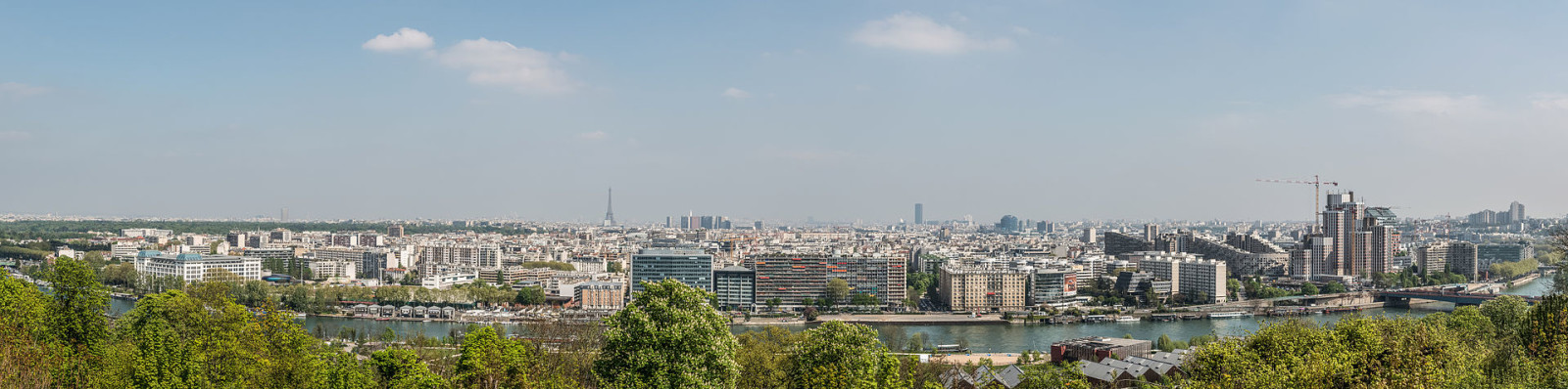 Vista di Parigi dal Parc de St-Cloud © photo via wikipedia.org