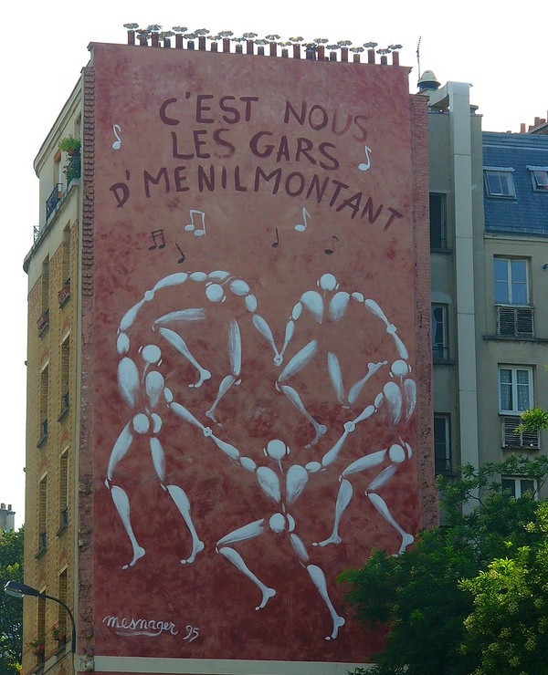 © Metro Centric via Flickr.com - C’est nous les gars de Ménilmontant Belleville