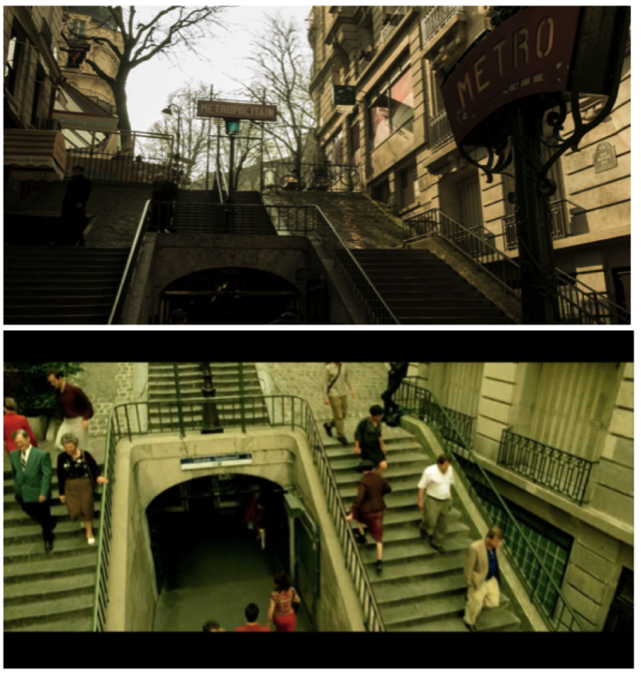 Stazione metropolitana di Lamarck a Montmartre