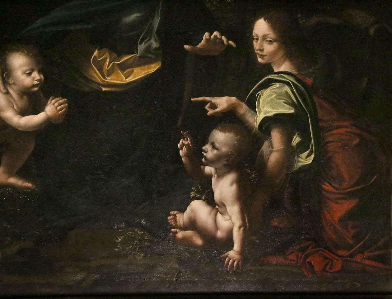 La Vergine delle Rocce - Leonardo da Vinci Museo del Louvre Parigi