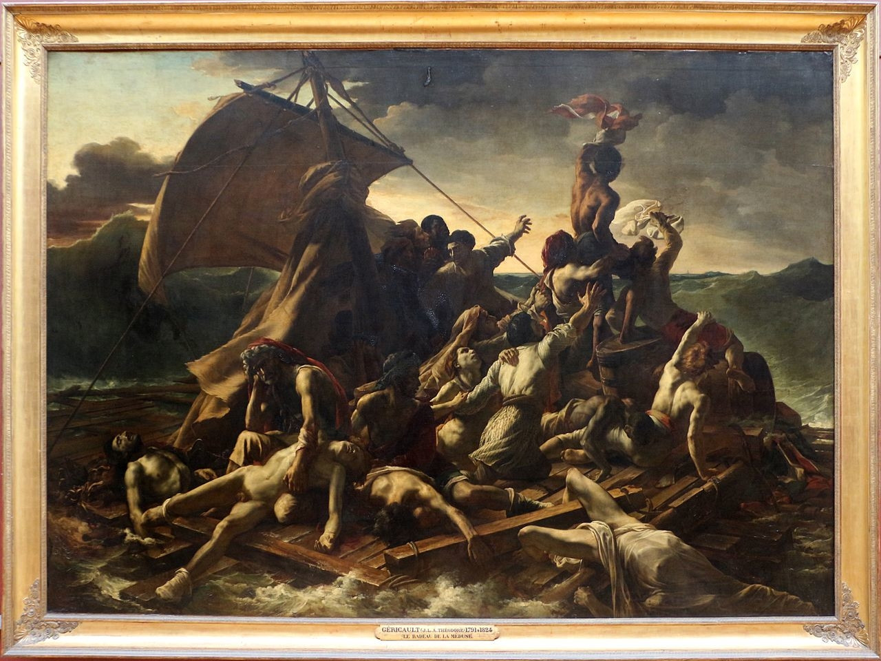 La Zattera della Medusa - Théodore Géricault Museo del Louvre Parigi