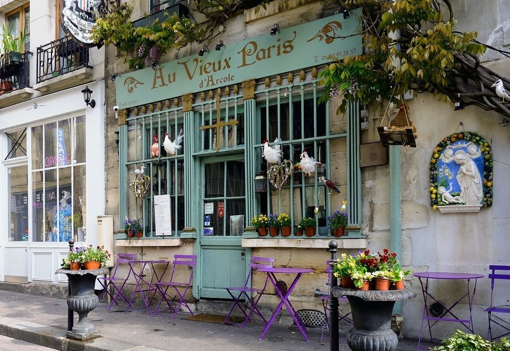 © AU VIEUX PARIS D'ARCOLE via Flickr - Pedro Szekely