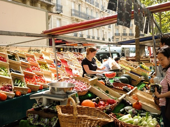 Mercato biologico di Raspail