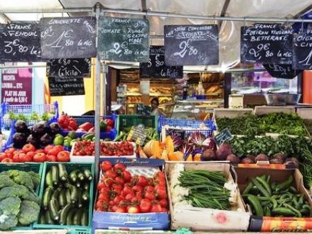 Mercato biologico di Raspail