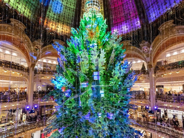 Albero di Natale Galeries Lafayette 2022
