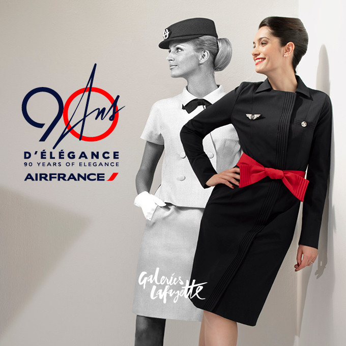 sfilata Air France alle Galeries Lafayette