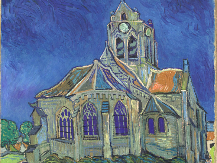 Vincent Van Gogh - L'église d'Auvers-sur-Oise © Musée d’Orsay, Dist. RMN-Grand Palais / Patrice Schmidt