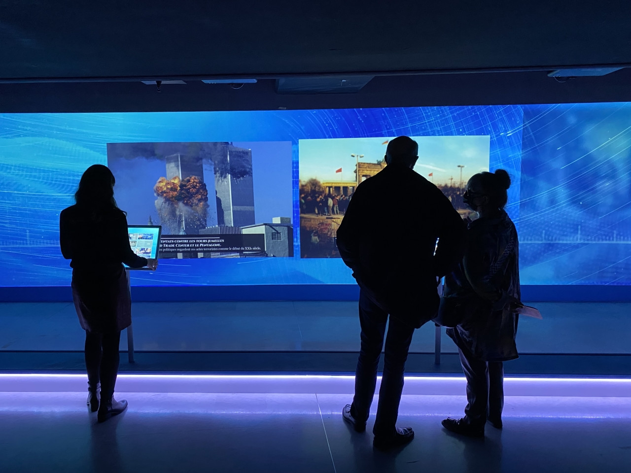 © Cité de l'Histoire- Gli schermi interattivi