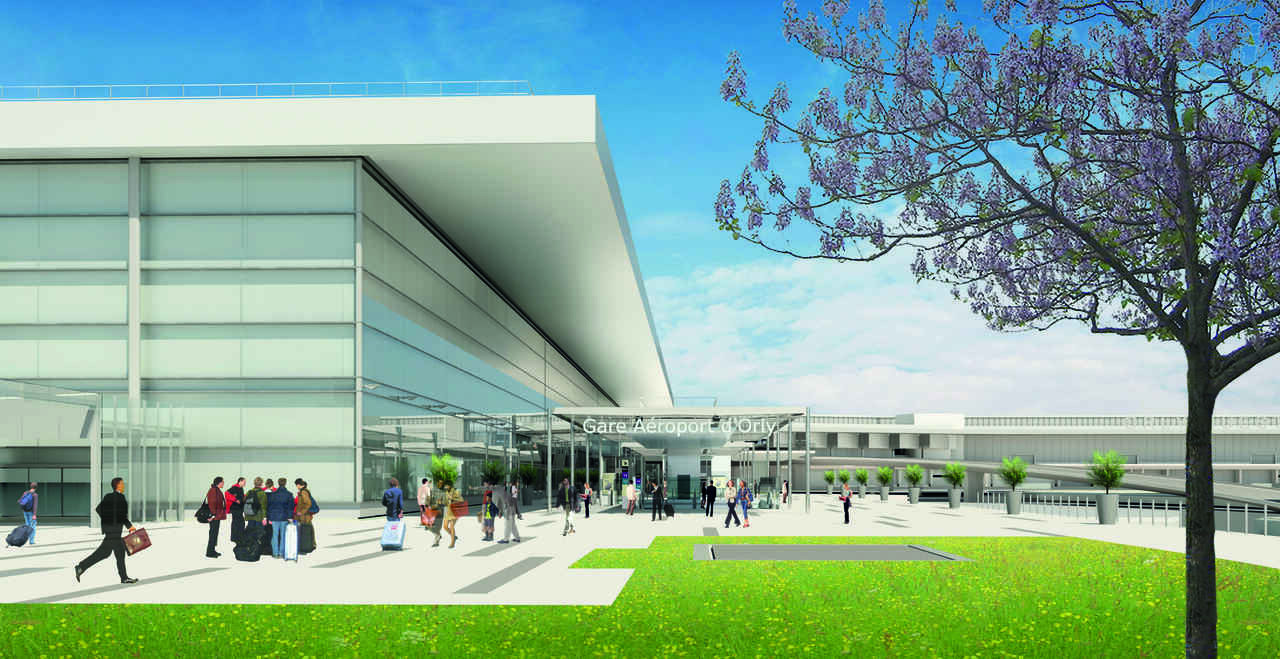 Il progetto della Gare Aéroport Orly-  © Société du Grand Paris / ADP / Artefacto