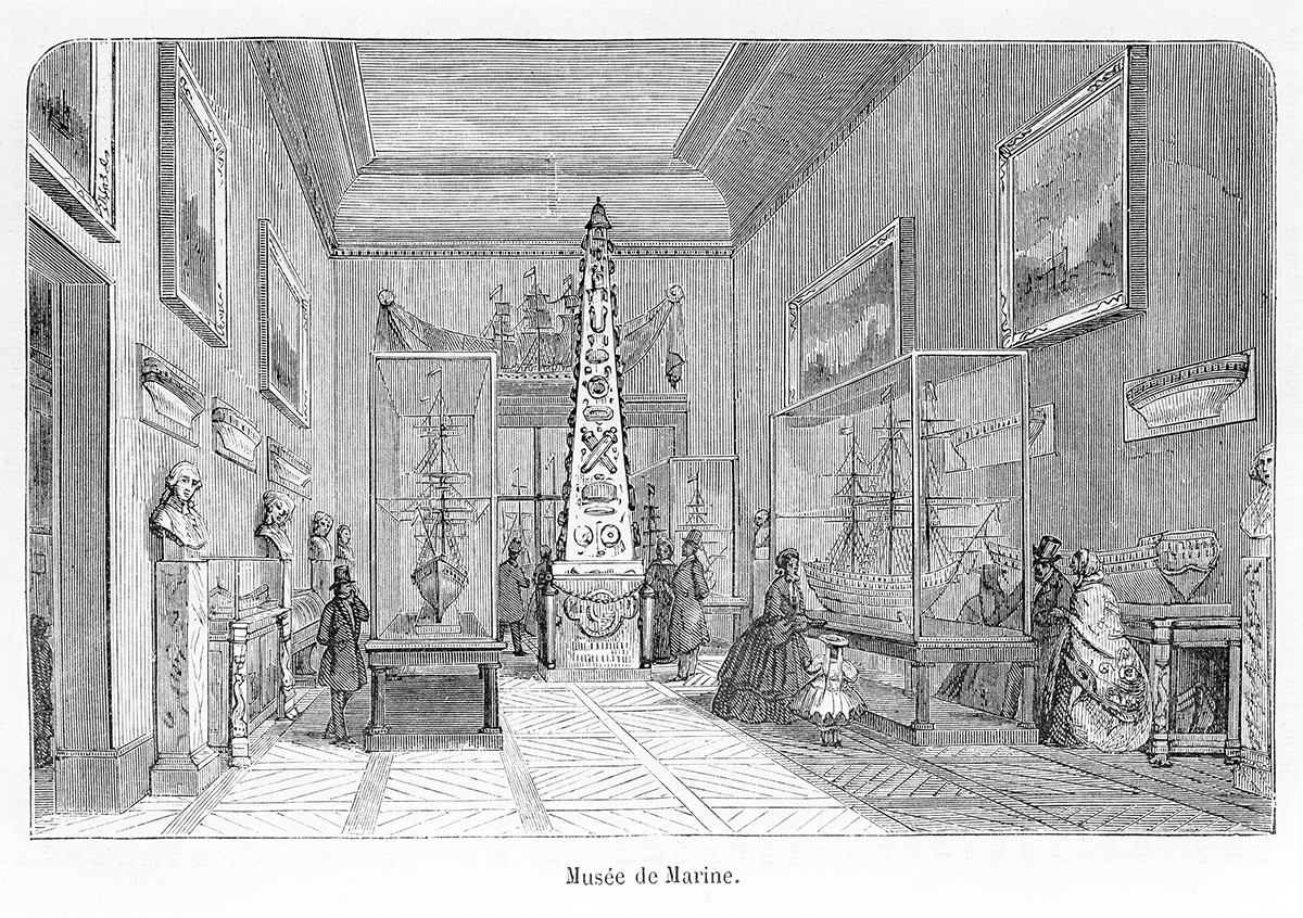 Musée de Marine, in Paris illustré, Joanne, Adolphe (1813-1881) 1878 © musée national de la Marine/S. Dondain