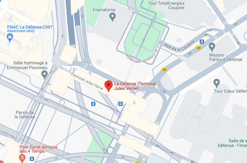 Pianta del parcheggio Parigi Pershing Porte Maillot 