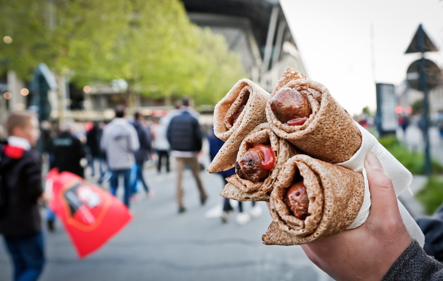 Galette saucisse © Destination Rennes
