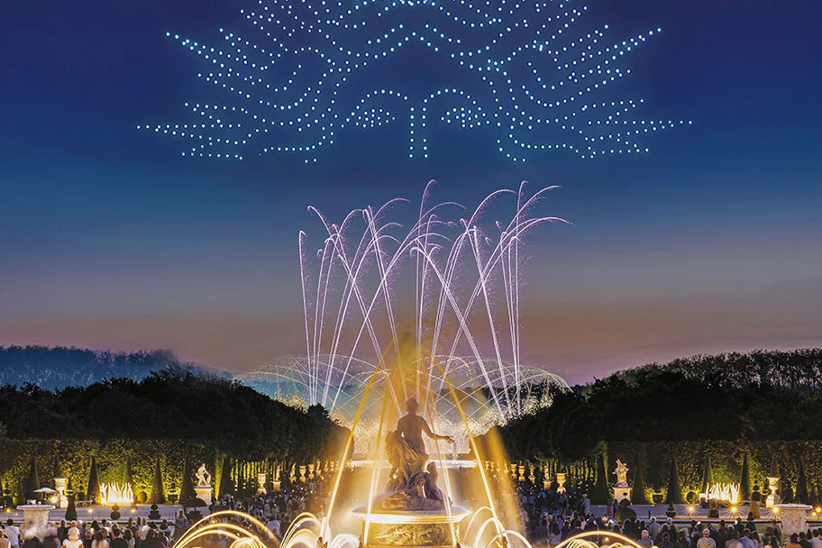 Grandes Eaux Nocturnes - La magia dei droni © Château de Versailles