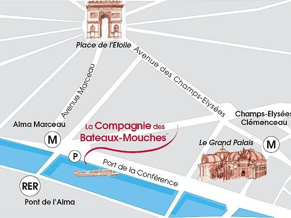 Imbarco dei Bateaux Mouches