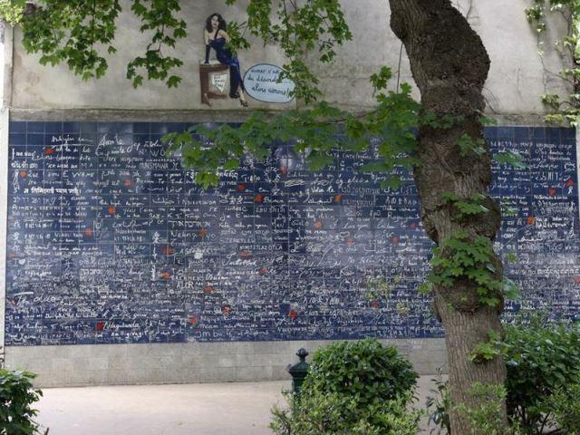 Le mur des Je T’Aime