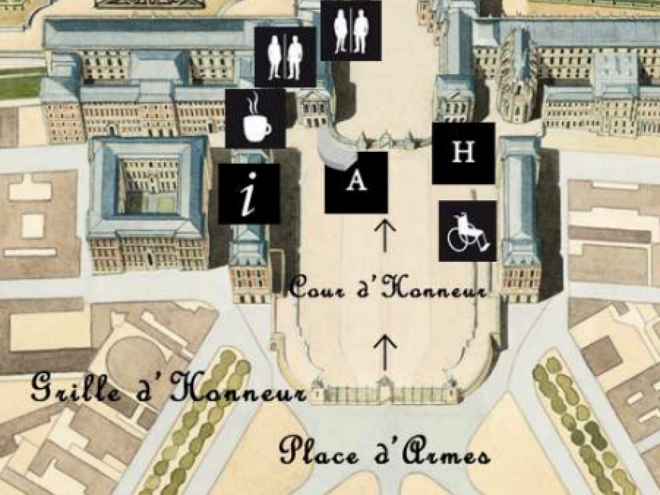 Versailles ingresso per disabili A e H	