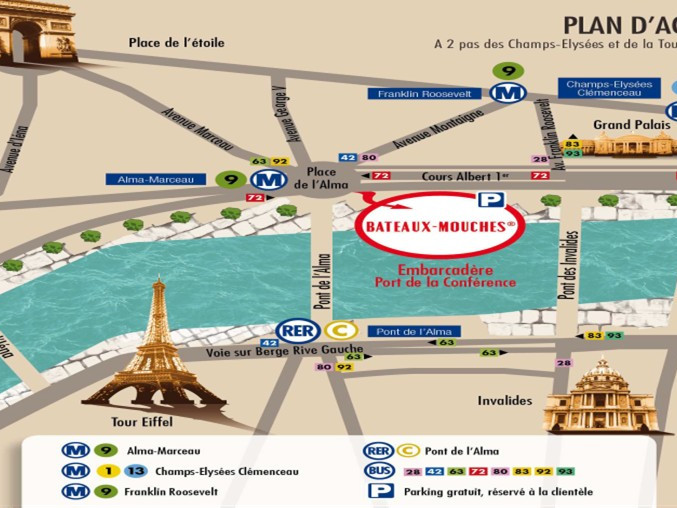 Come arrivare al punto d'imbarco