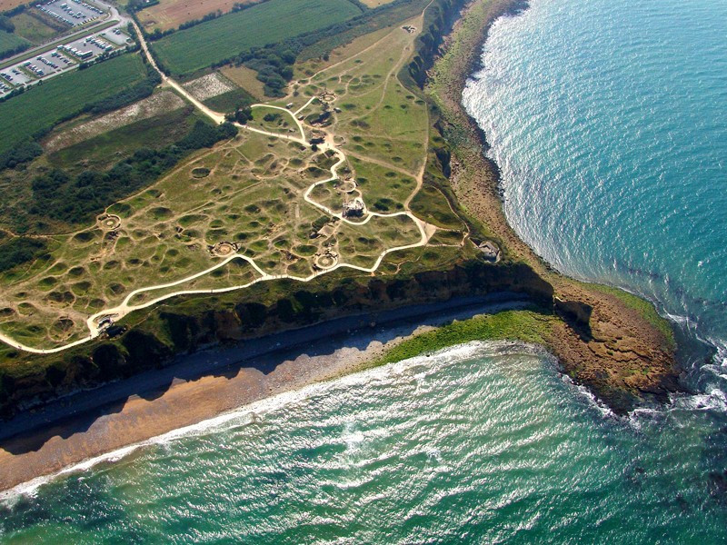 Pointe du Hoc - spiagge dello sbarco Normandia