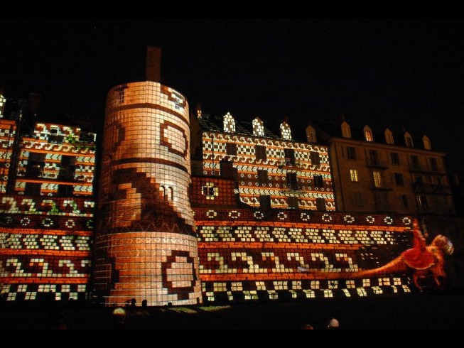 La Notte dei Sogni sul muro romano © Città di Le Mans Gilles Moussé