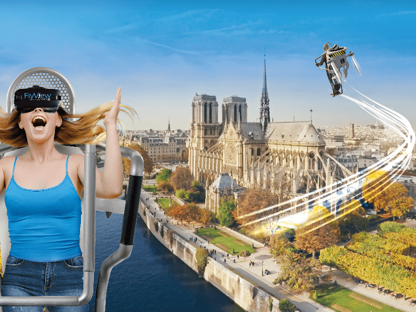 Fly View Paris: un’incredibile esperienza di volo virtuale su Parigi