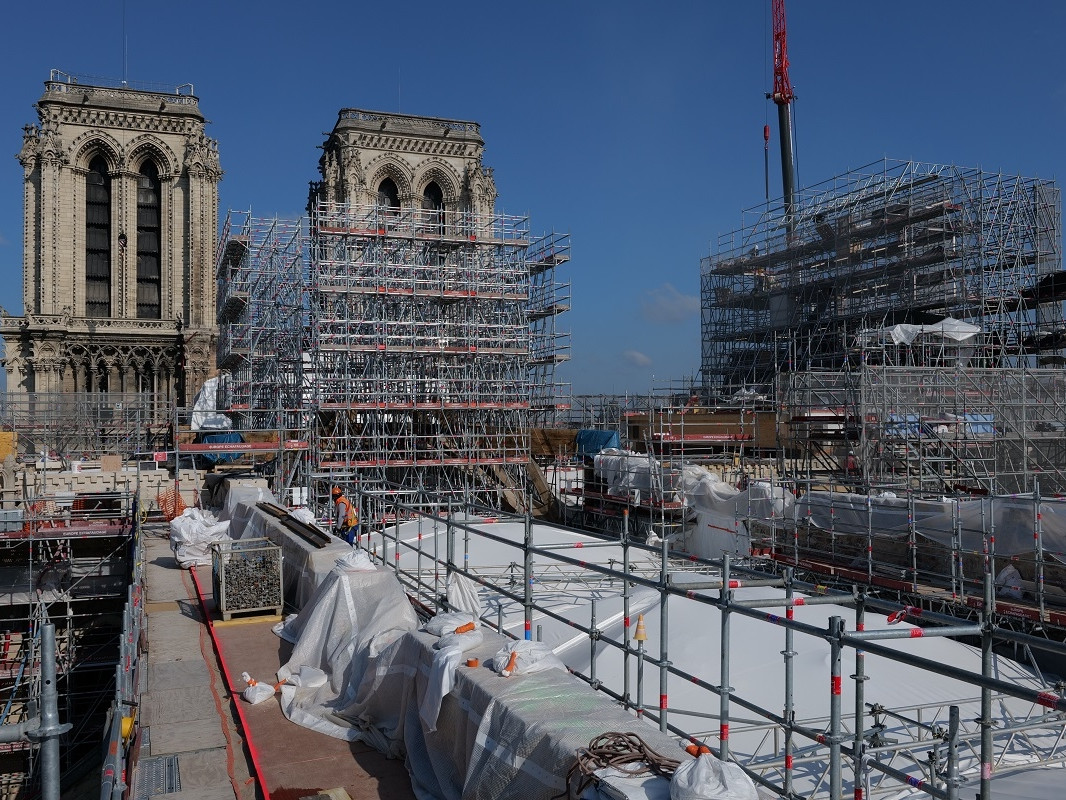 La guglia della Cattedrale di Notre-Dame sarà ripristinata entro la fine del 2023