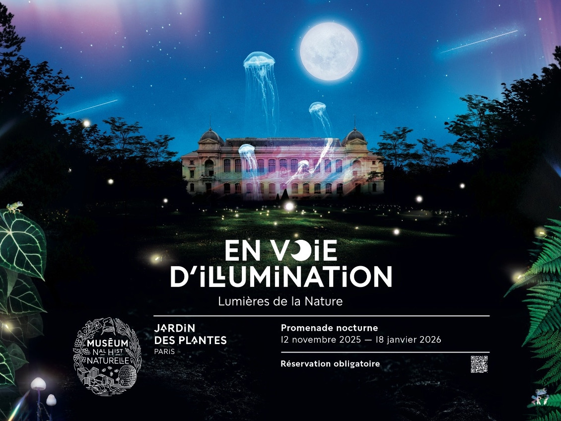 Illuminazioni notturne al Jardin des Plantes di Parigi - 2025 2026