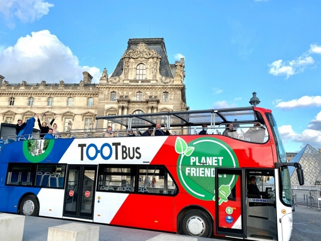 Bus panoramico Open Tour di Parigi con 3 circuiti per 1, 2 o 3 giorni
