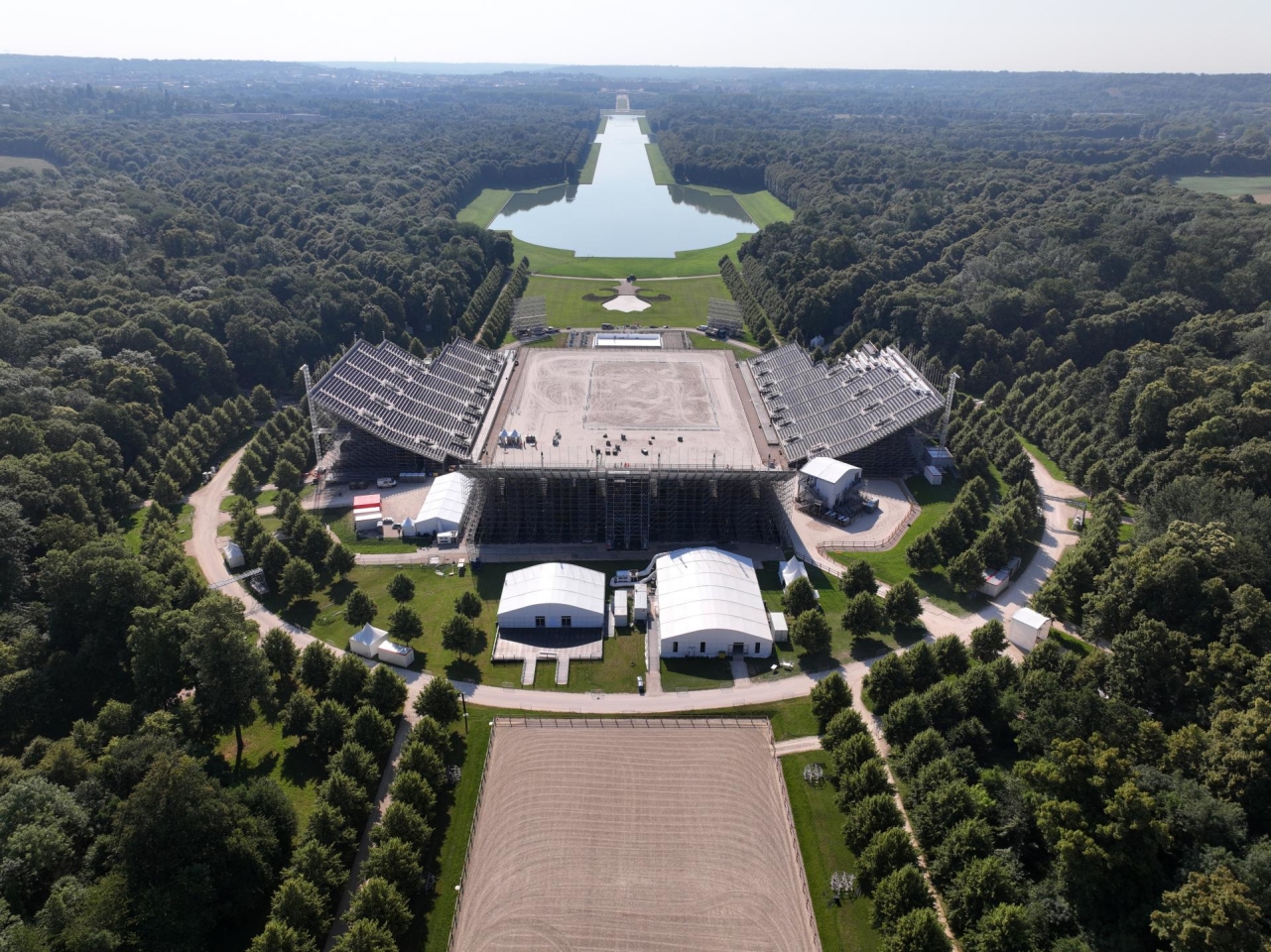 Site des Jeux Olympiques à l'Etoile Royale dans le Parc du château de Versailles © EPV / Thomas Garnier
